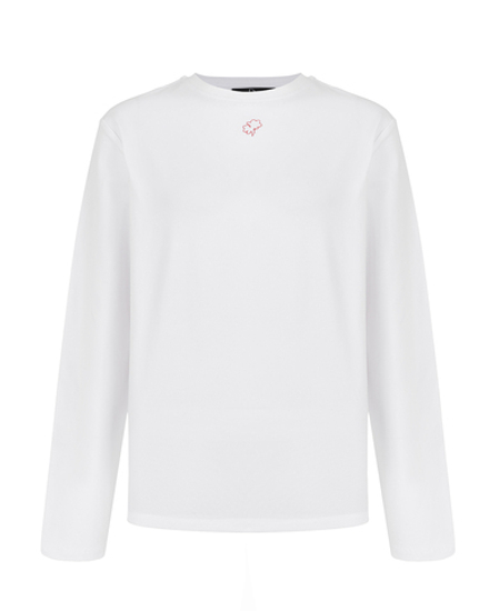 Лонгслив с вышивкой