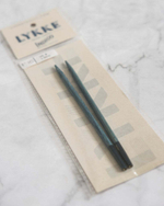 LYKKE Indigo 5'' interchangeable knitting needle tips | Люкки Индиго деревянные сменные спицы 13 см