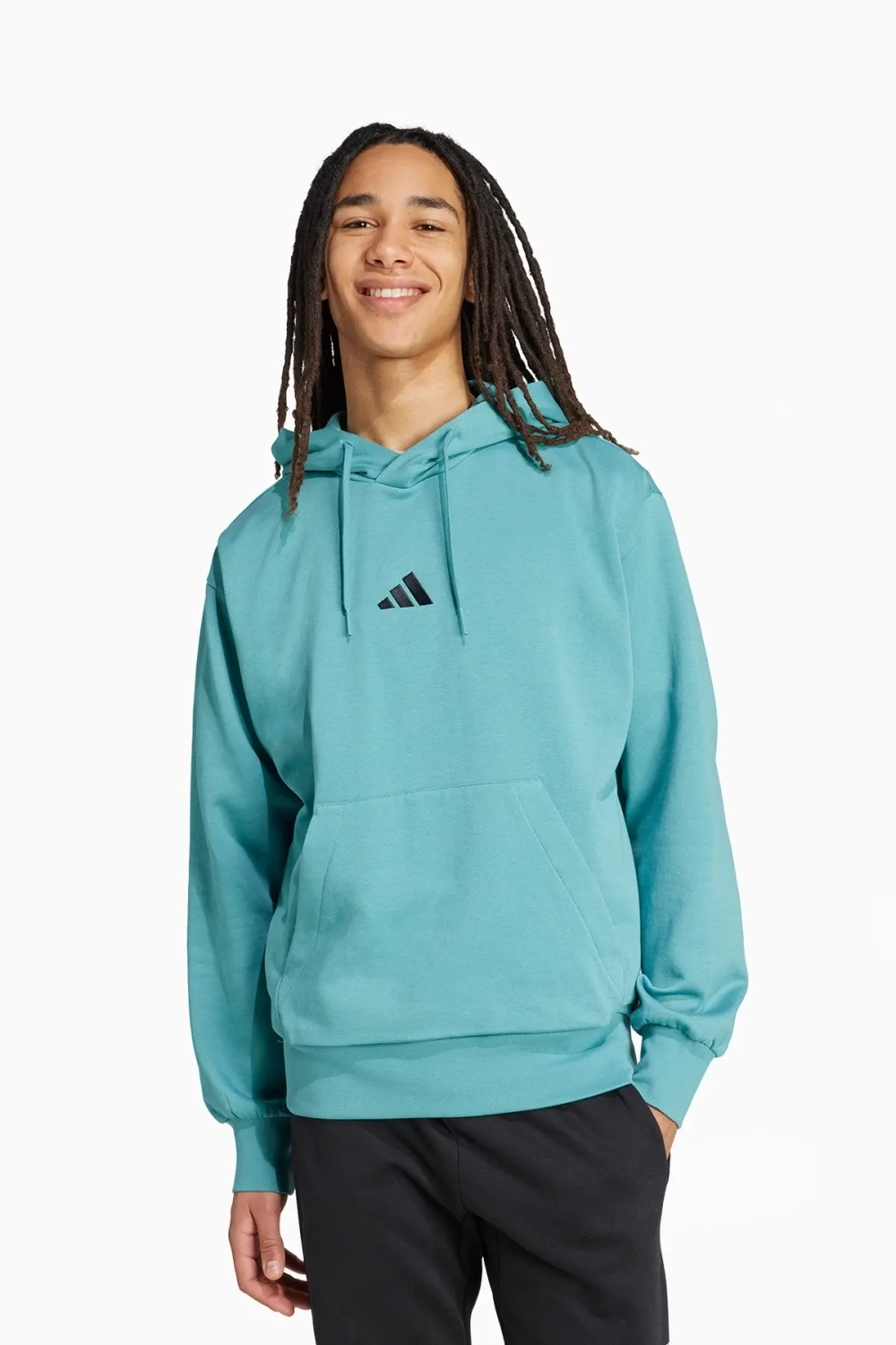 Кофта adidas Essentials Feelcozy Fleece - синий