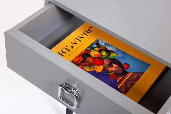 Тумбочка Esthetic серая