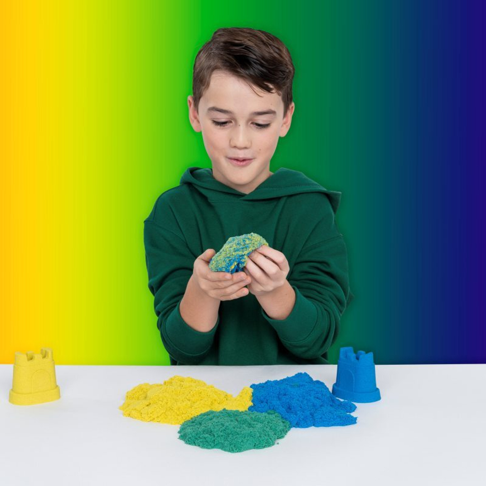 Kinetic Sand - Набор инструментов для кинетического песка Rainbow 386 г 6053691