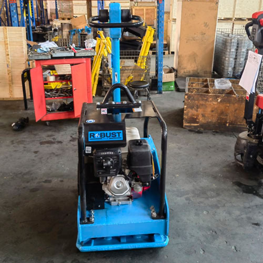 Виброплита бензиновая ROBUST CPC-500HE - [431 кг / 50 кН / Honda GX390] реверсивная