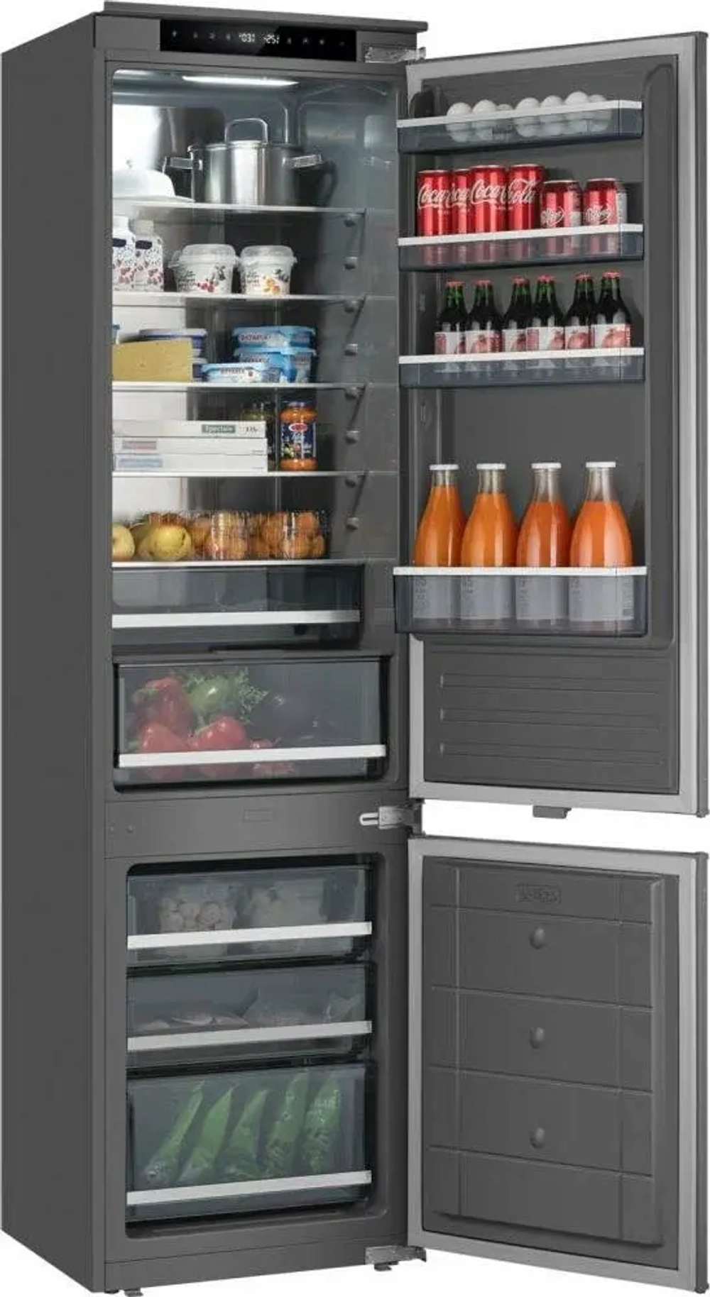 Холодильник встраиваемый WEISSGAUFF INOX WRKI 2000 INV