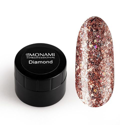 Гель-лак Diamond Stardust (платиновый) 5 гр Monami