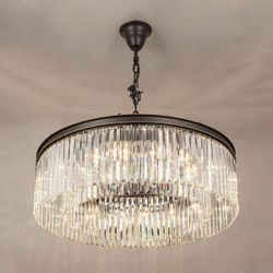 Citilux Мартин CL332161 Люстра хрустальная подвесная Прозрачная