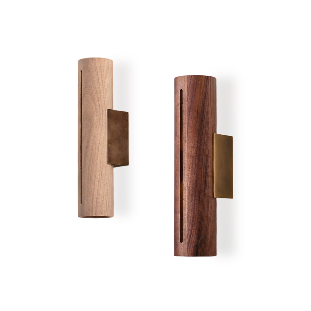 Настенный дизайнерский светильник Wood Court II 13″ 22″ by Allied Maker