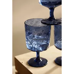 Набор из 4 бокалов для вина Arctic, 280 мл, синий