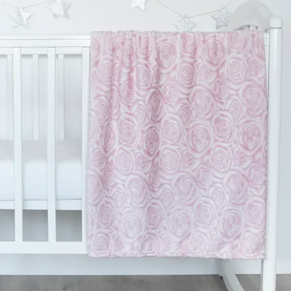Плед для новорожденных Baby Nice 75х100 розовый