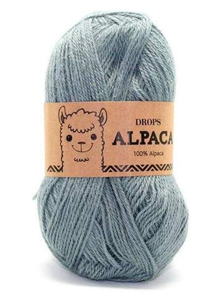 Пряжа Drops Alpaca uni colour 7139 mineral blue