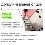 Шлейка Леопард+Розовый неон