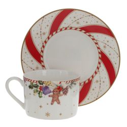 GAEM Чашка с блюдцем, 200 мл, L14 W14 H6 см