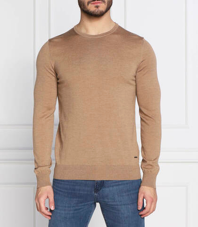 Хлопковый свитер denny Joop! - светло-коричневый(30032601)
