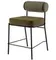Полубарный стул Roller зелёный