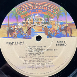 Виниловая пластинка Donna Summer ‎– Live And More 2LP