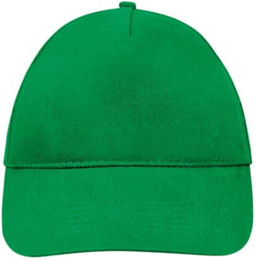Бейсболка зеленая, 5 клиньев, 200гр/м2