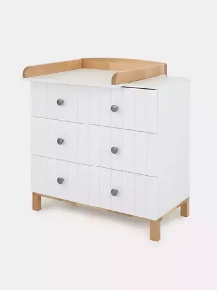 Комод RANT "BAMBOO" 84см 3 ящ. (арт.112) Cloud White Коллекция White