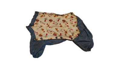 Комбинезон, утепленный байкой 26 девочка (обхват груди 52 - 59) темно серый