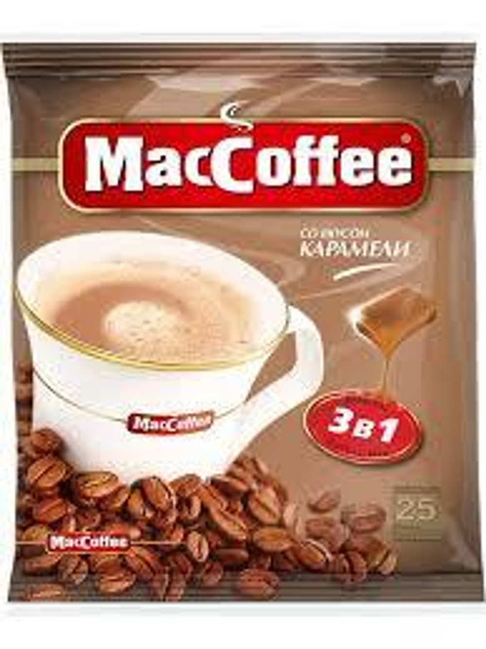 Кофе МакКофе 3в1 18г карамель