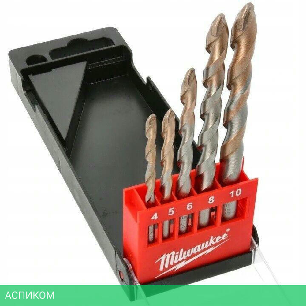 Набор сверл Milwaukee DIN 8039 5шт (4932480157)