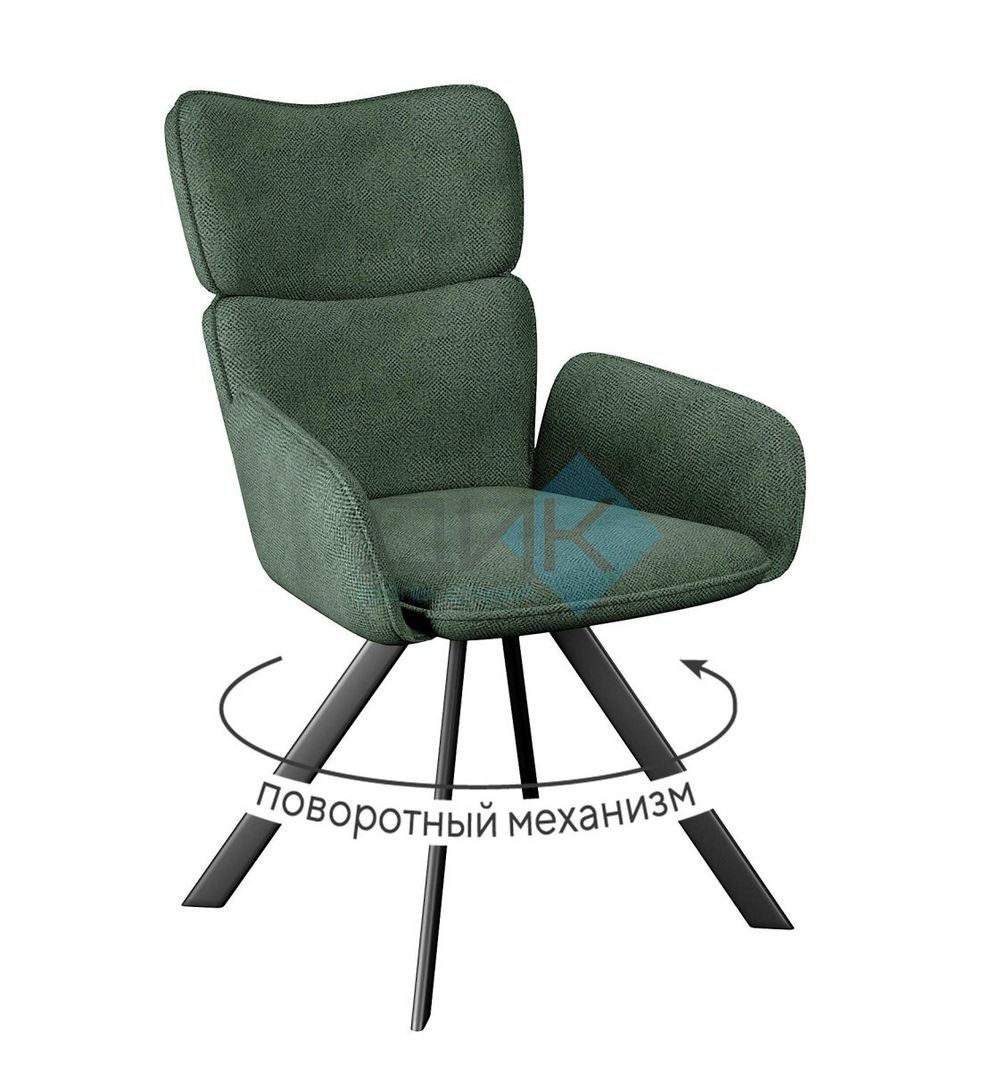 Стул DikLine 501 поворотный опоры чёрные
