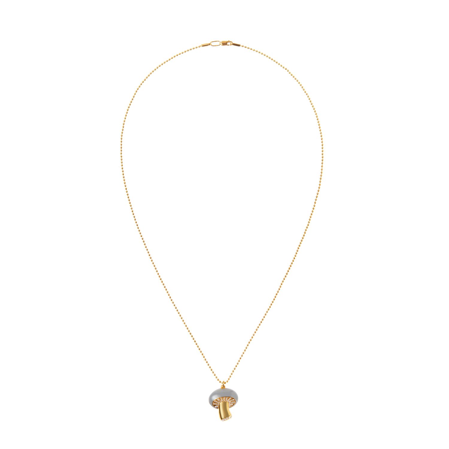 Колье Aspen Mushroom Necklace – Grey