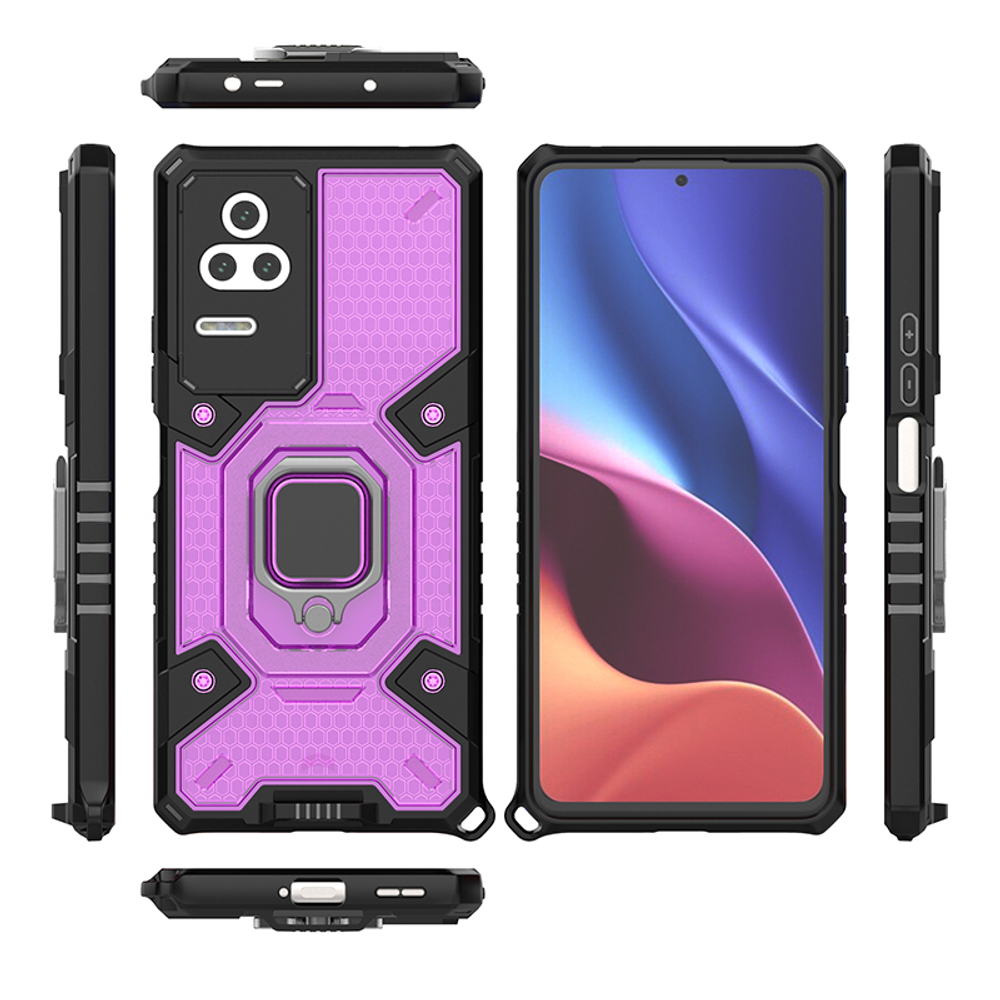 Противоударный чехол с Innovation Case с защитой камеры для Xiaomi Poco F4