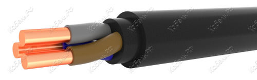 Кабель ВВГ нг  (А) LS -  3х2,5 ГОСТ ок(N, PE)-0,66 (100м) TDM SQ0117-0076