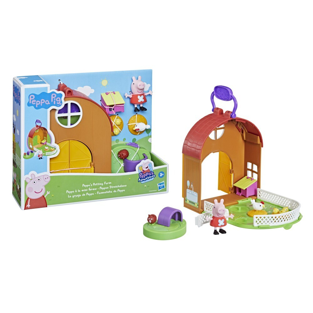 Hasbro Свинка Пеппа - Поездка на ферму + набор фигурок Пеппы / артикул   F2168 F2195  / GTIN 5010993846160