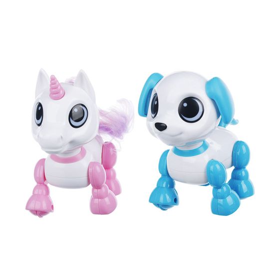 Интерактивный "Умный питомец" Единорог/Щенок мини, звук, свет, движ.,