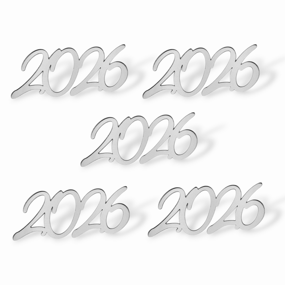 Топпер Мини "2026" ТМ6214 5см 5шт акрил