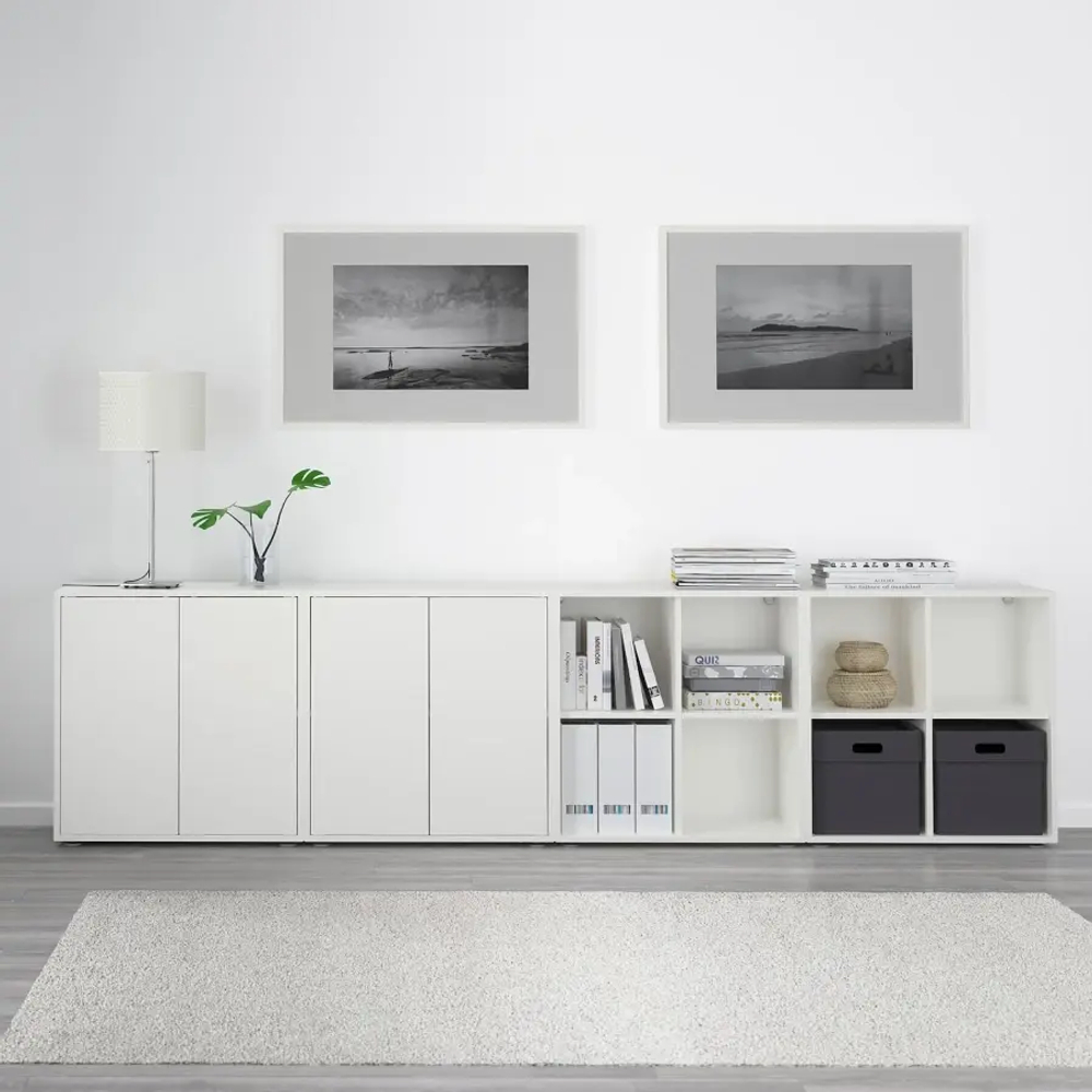 Комбинация для хранения - EKET IKEA/ЭКЕТ ИКЕА, 280x35x72 ,белый