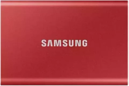 Внешний накопитель SSD 2 Тб Samsung T7 (MU-PC2T0R/WW) USB Type C, красный