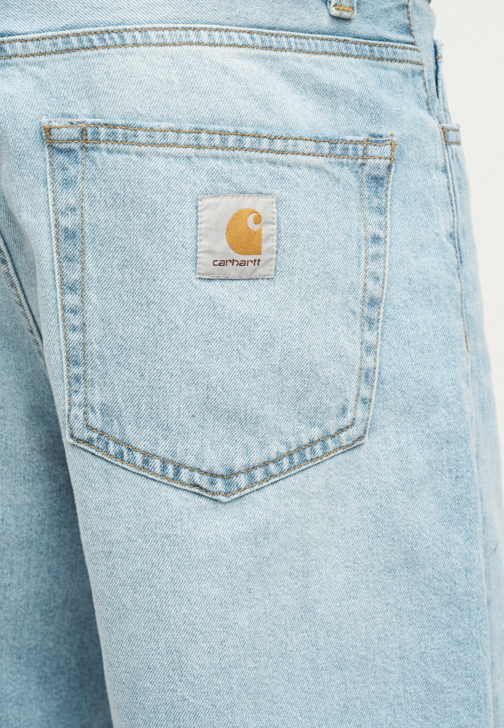 Carhartt WIP LANDON ROBERTSON - Джинсовые шорты - Белый