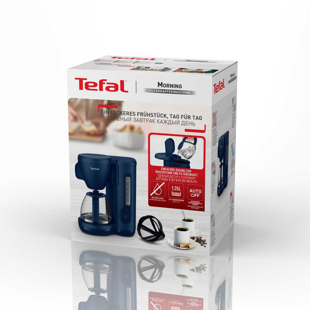 Кофеварка капельная Tefal Morning CM2M1410