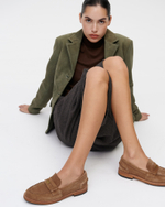 Пенни-лоферы Beige Suede