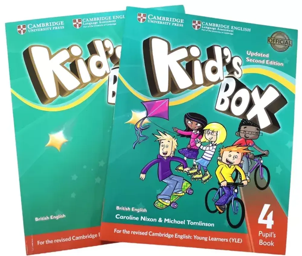 Kid&#39;s Box 4 (2nd Edition Updated) комплект SB +WB + CD