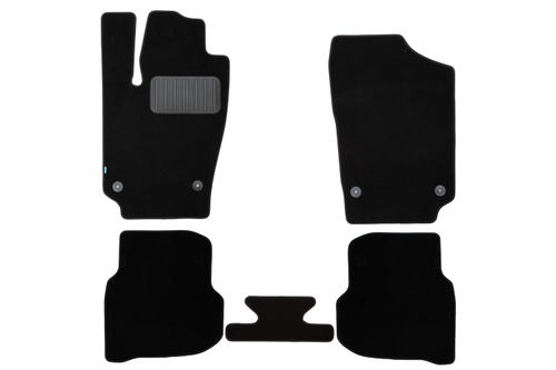 Коврики в салон для VOLKSWAGEN Polo, 2009-2015, 2014-2020, седан, 5шт. (текстиль) KLEVER05513022112KH