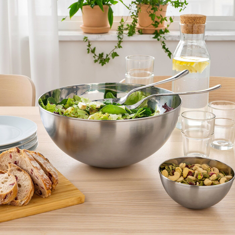 IKEA BLANDA  (ИКЕА БЛАНДА)  -  BLANK Чаша, нержавеющая сталь, 28 см