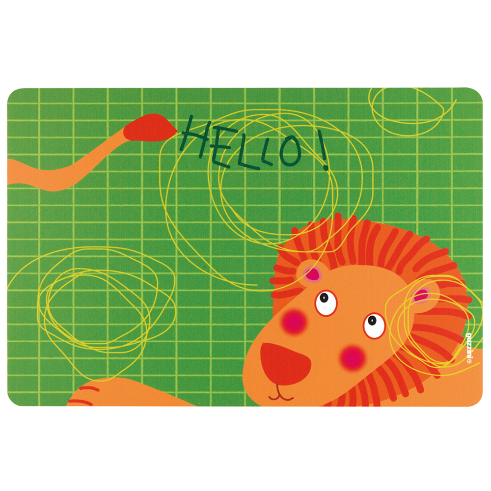 Мат сервировочный детский hello, Лев