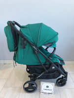Коляска прогулочная Babalo 2024 Изумрудный текстиль на черной раме