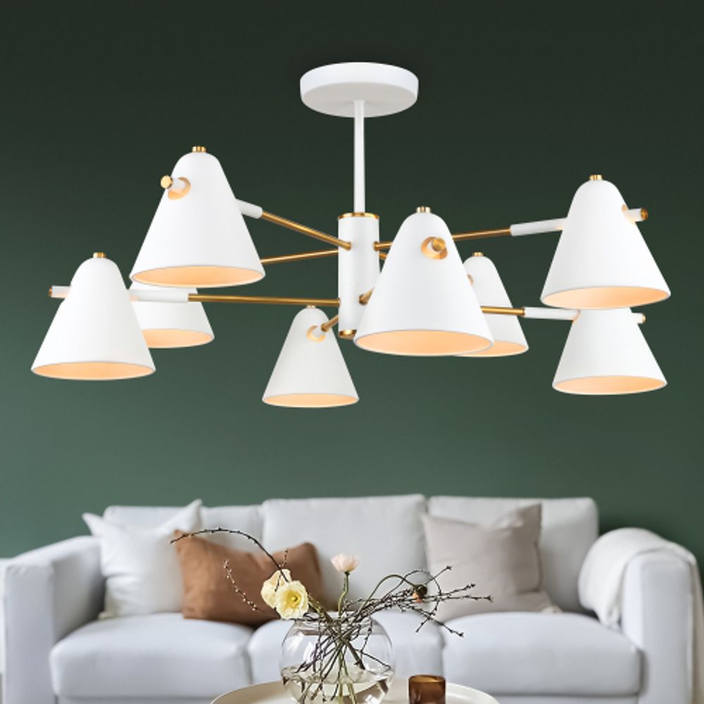 Люстра Rivoli Chelsea 3141-308 8 х Е14 40 Вт модерн | Модерн