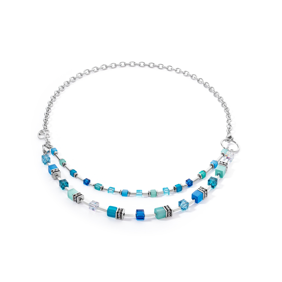 Колье-трансформер 4-in-1 Coeur de Lion Turquoise 4715/10-0600