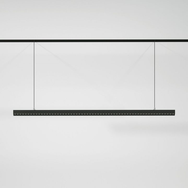 Подвесной трековый светодиодный светильник Elektrostandard Slim Magnetic Vilo 85108/01 48W 4000K черный a064806