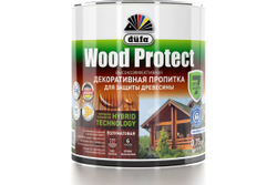 Пропитка декоративная для защиты древесины Dufa Wood Protect тик