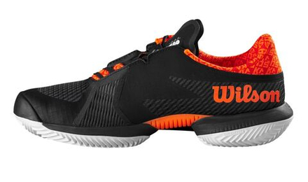 Мужские кроссовки теннисные Wilson Kaos Swift 1.5 Clay - black/phanton/orange