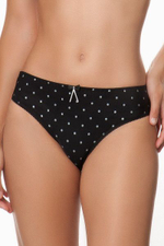 Трусы-слипы Maya с принтом в горошек (Размер: 42) (Цвет: молочный)