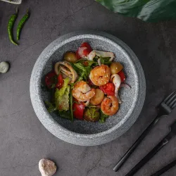 Салатник 1100 мл d 20,2 см h9,5 см Stone Untouched Taiga P.L. Proff Cuisine [1]