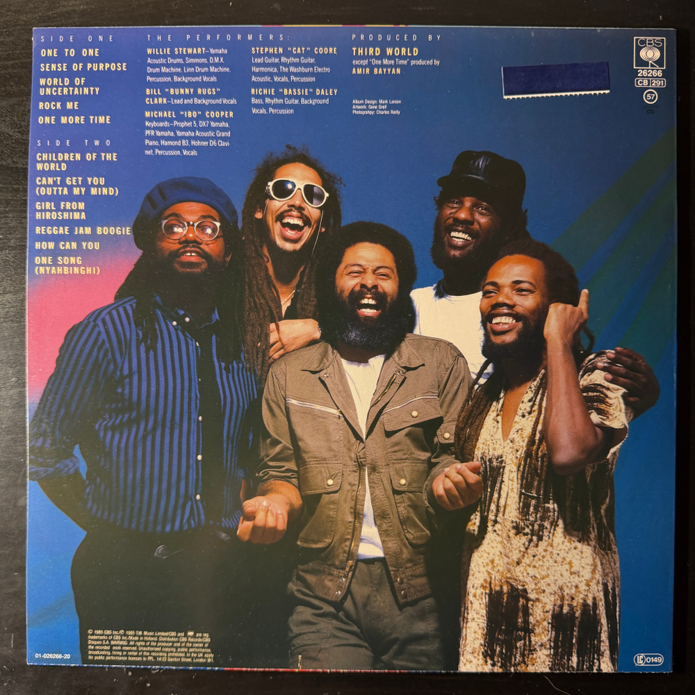 Third World ‎– Sense Of Purpose (Голландия 1985г.)Т