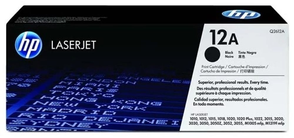 Картриджи HP 12A Q2612A черный