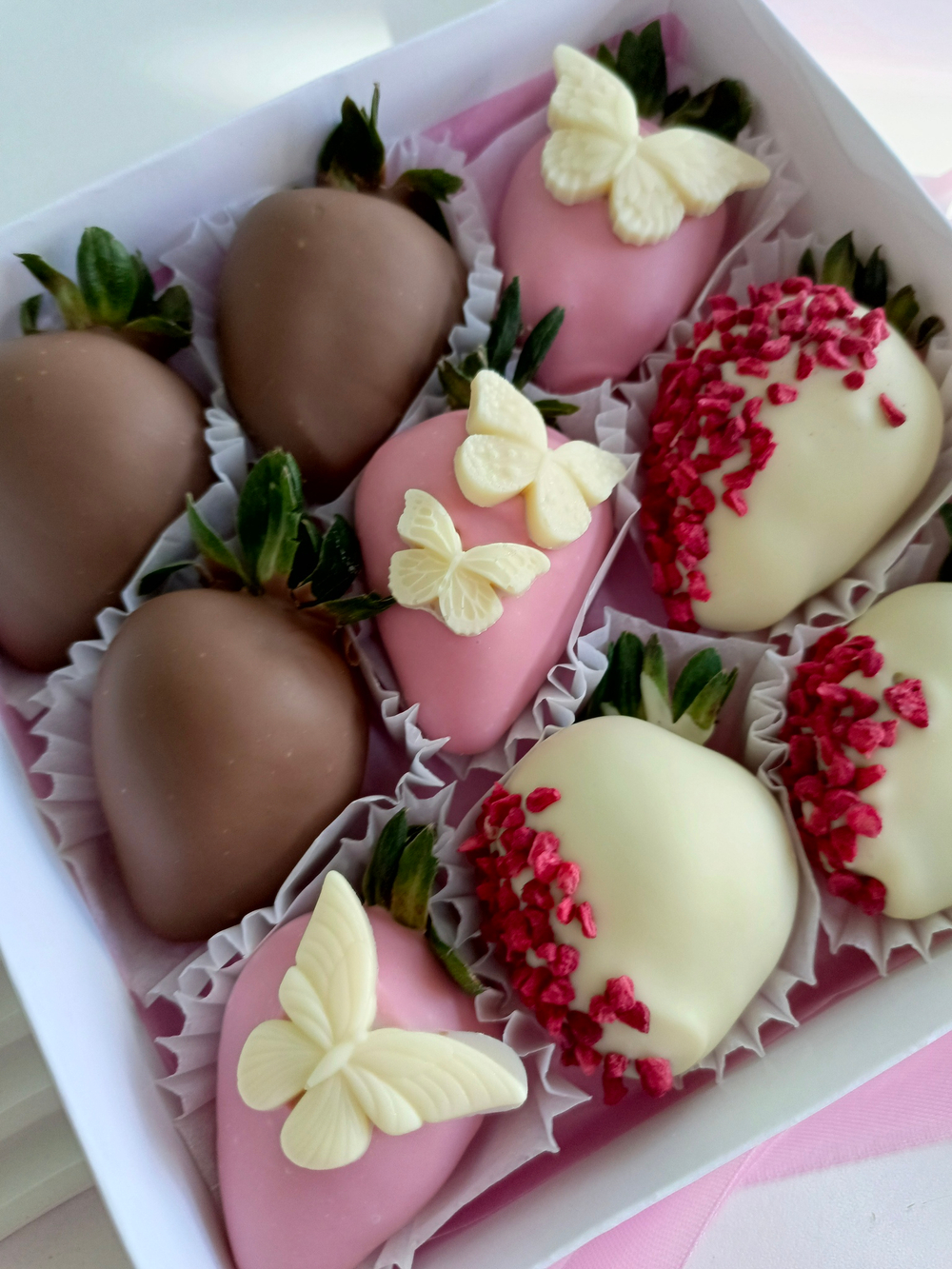 Клубника в шоколаде " Бабочки"